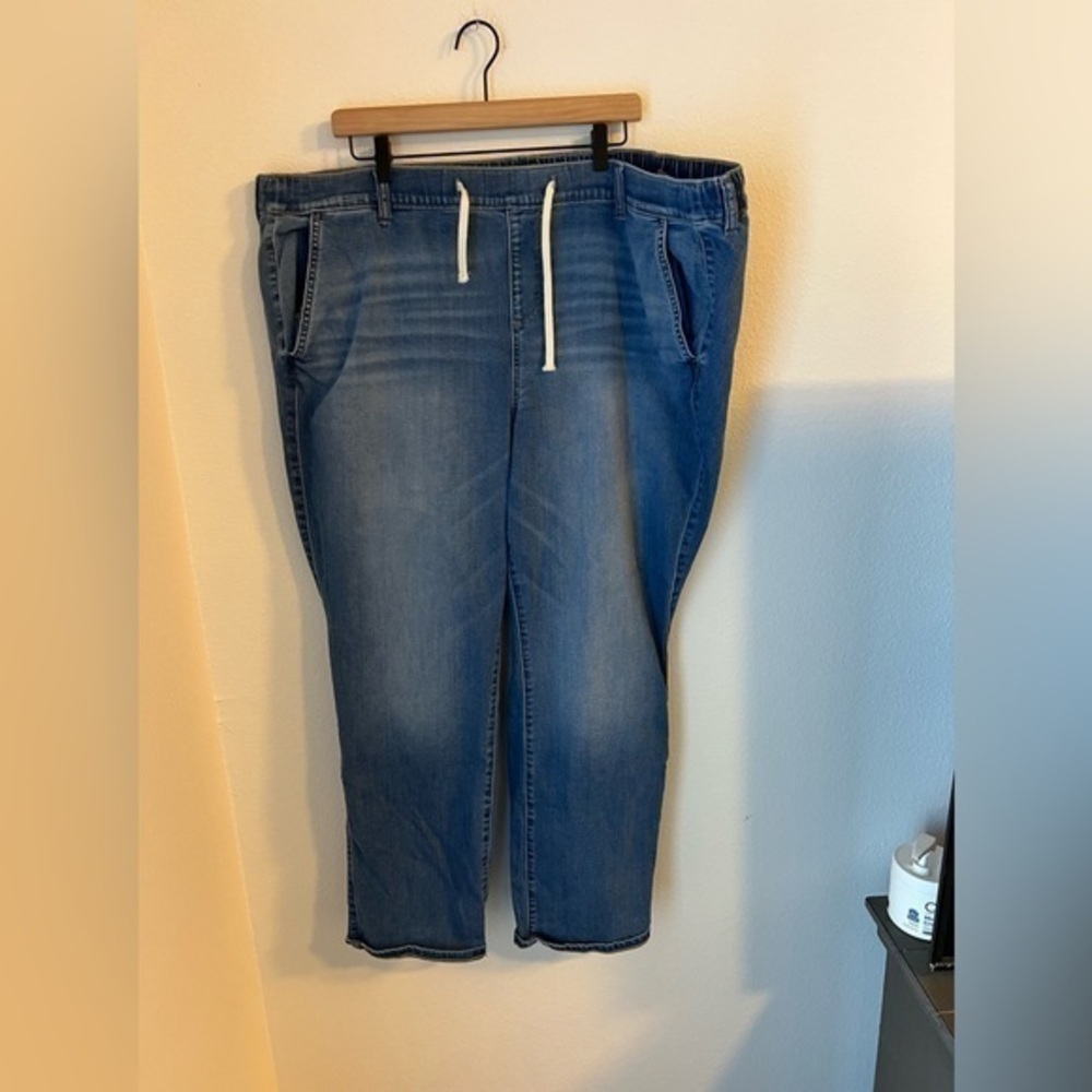 torrid Blue Jeans with Drawstring Waist